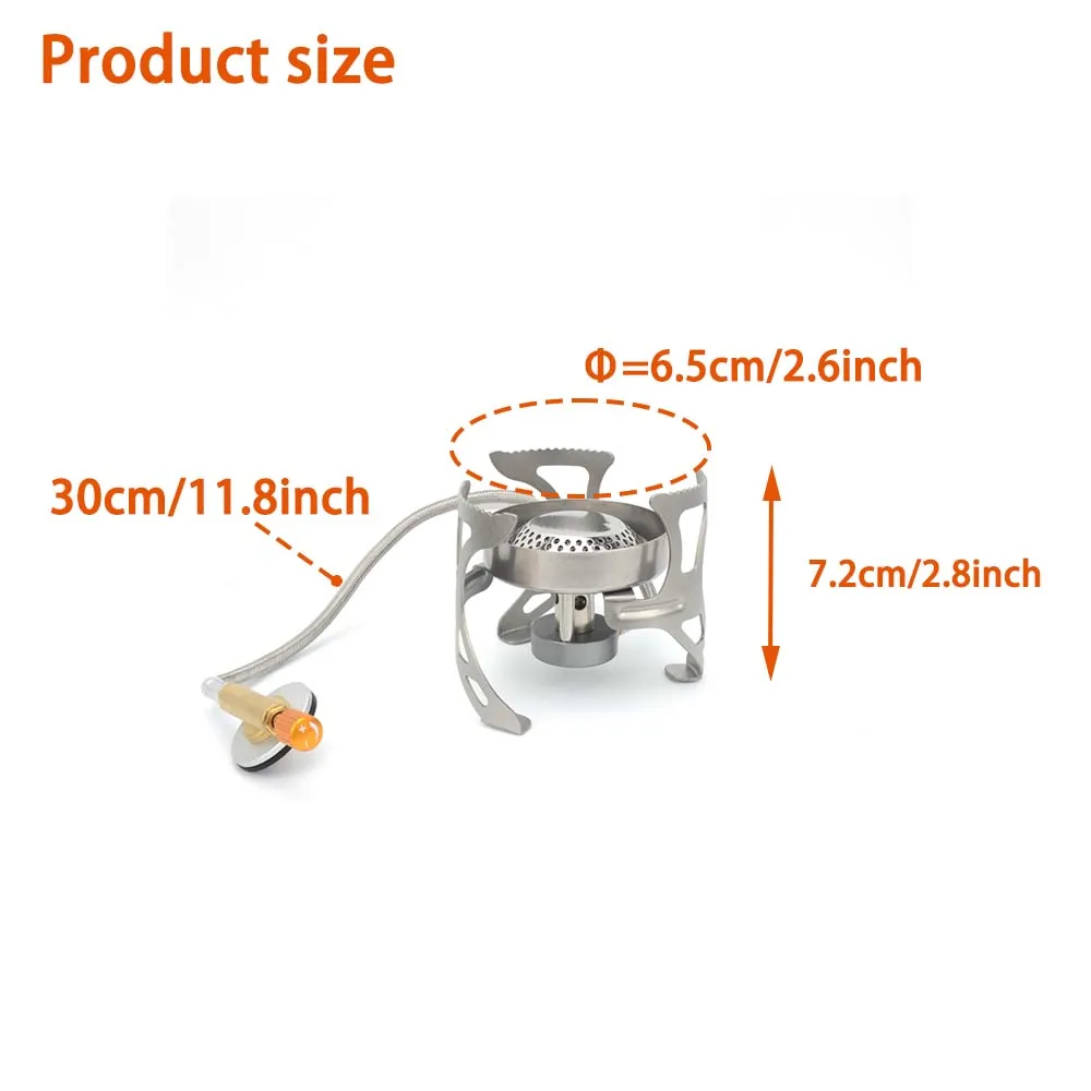 3240W High Power Outdoor Camping Gas Burner BRS51 Portable Split Mini Gas Stove Outdoor Picnic BBQ Camping Stove Equipment