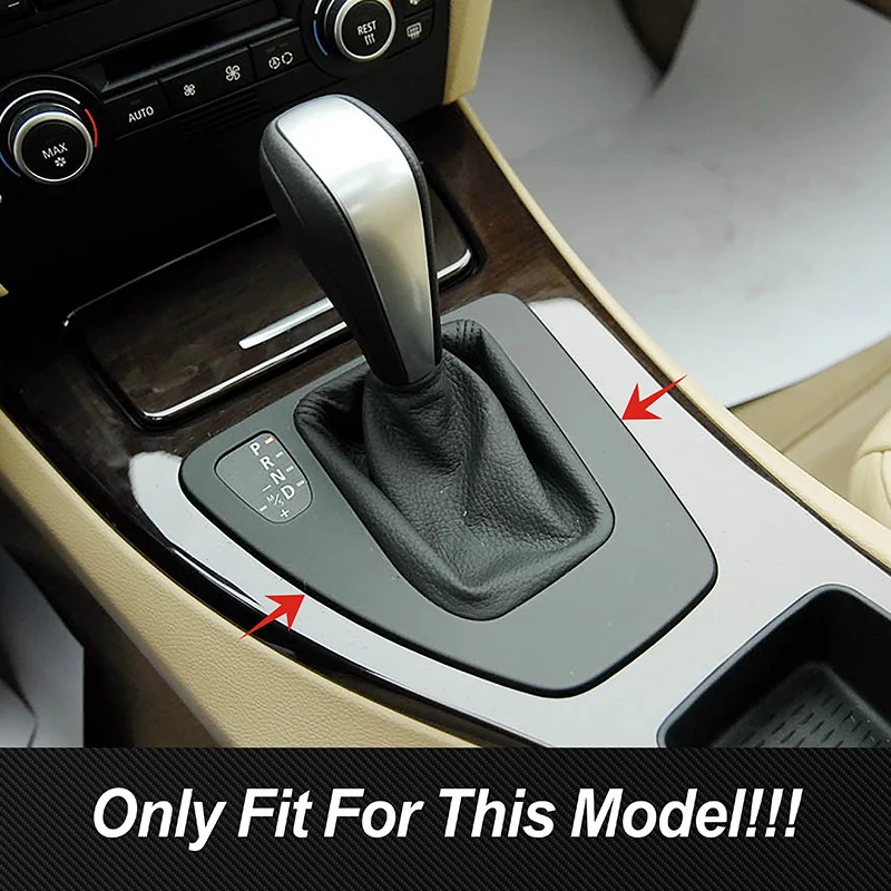 Car Styling Center Console Gear Shift Frame Decoration Cover Trim For BMW 3 Series E90 2005-2012 LHD Carbon Fiber