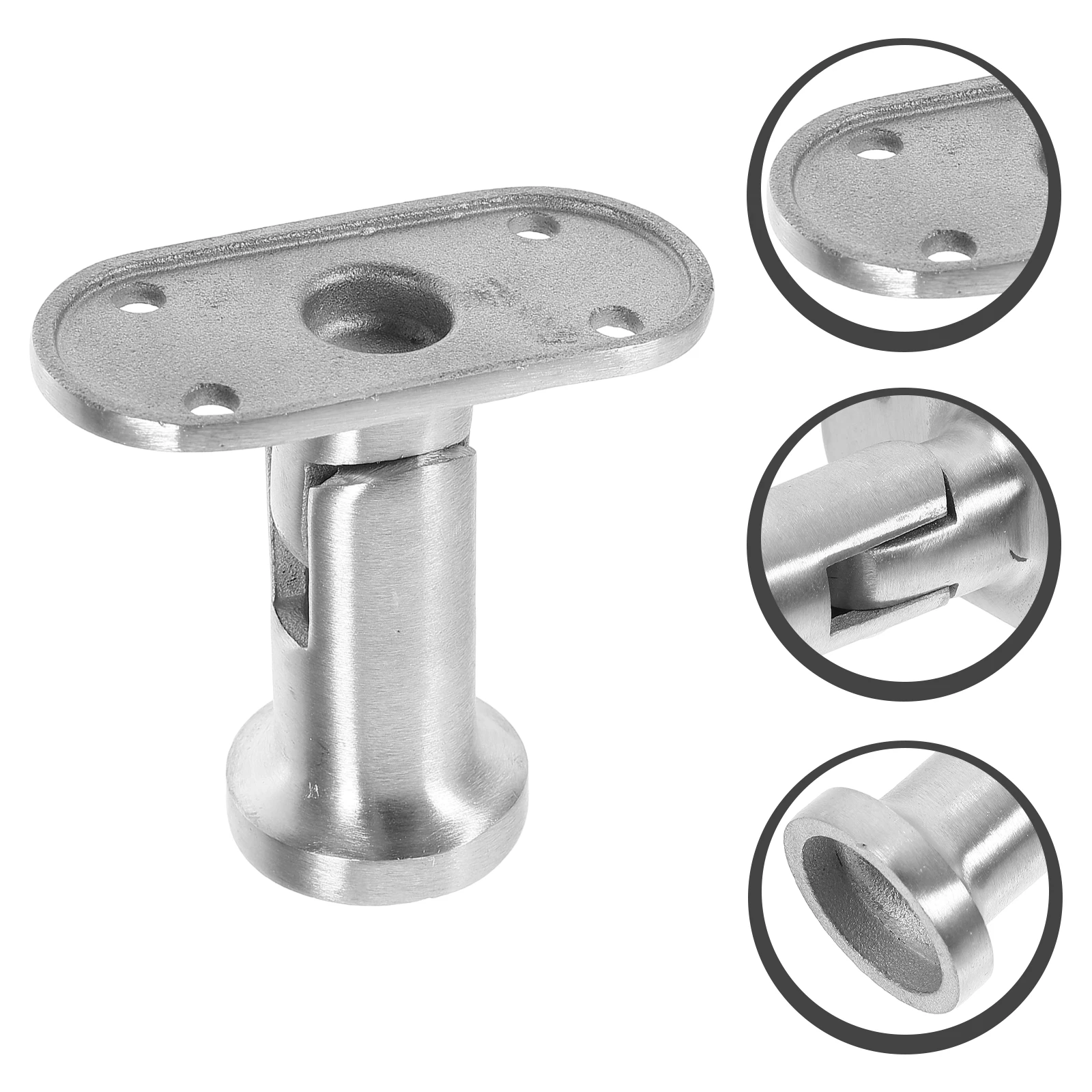 

H rail Stainless Railing Brackets For Deck Rail Steel Shake Your Head 304 Material Solid Casting Pillar Supports H rail