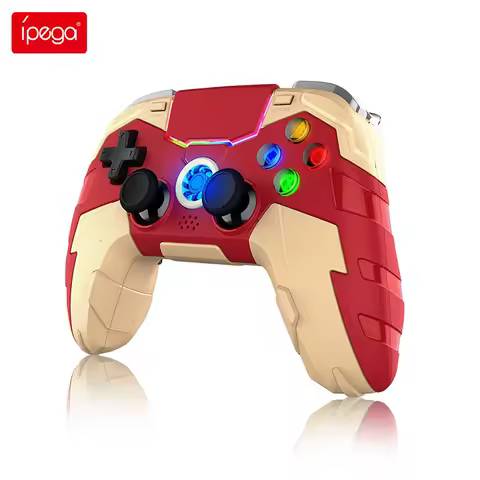 IPEGA Bluetooth Game Controller Wireless Multi-functional Gamepad For PS4 Android IOS PC With Back Button Vibration Touchpad