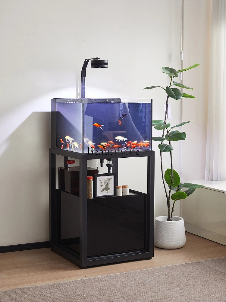 

-60 square cylinder back overflow bottom filter integrated living room household industrial wind ecological stream cylinder