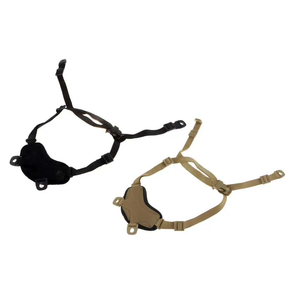 Secure 4 Points Chin Strap Helmet Belt with Buckle for Helmet Hat Outdoor Sports Accessories