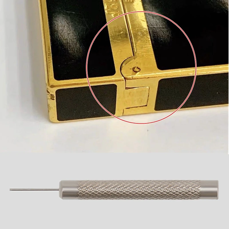 For Dupont Lighter Dismantle Hinge Pins Durable Reusable Alloy Punch Convenient Outer Case Link Pin DIY Repair Replace Tool