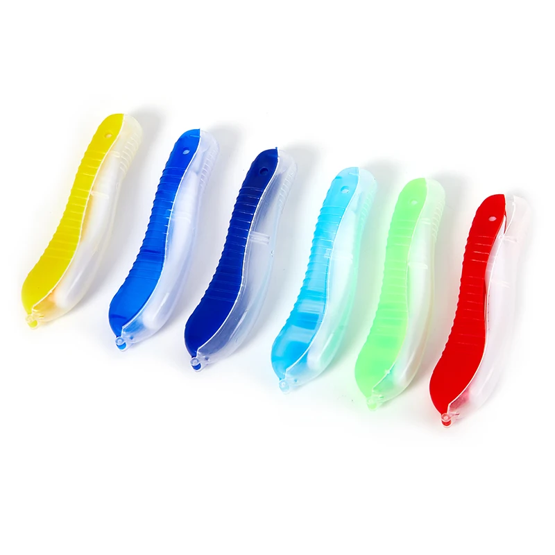 Higiena Oral Portable jednorazowe składane Travel Camping szczoteczka do zębów piesze wycieczki szczotka do zębów czyszczenie zębów narzędzia