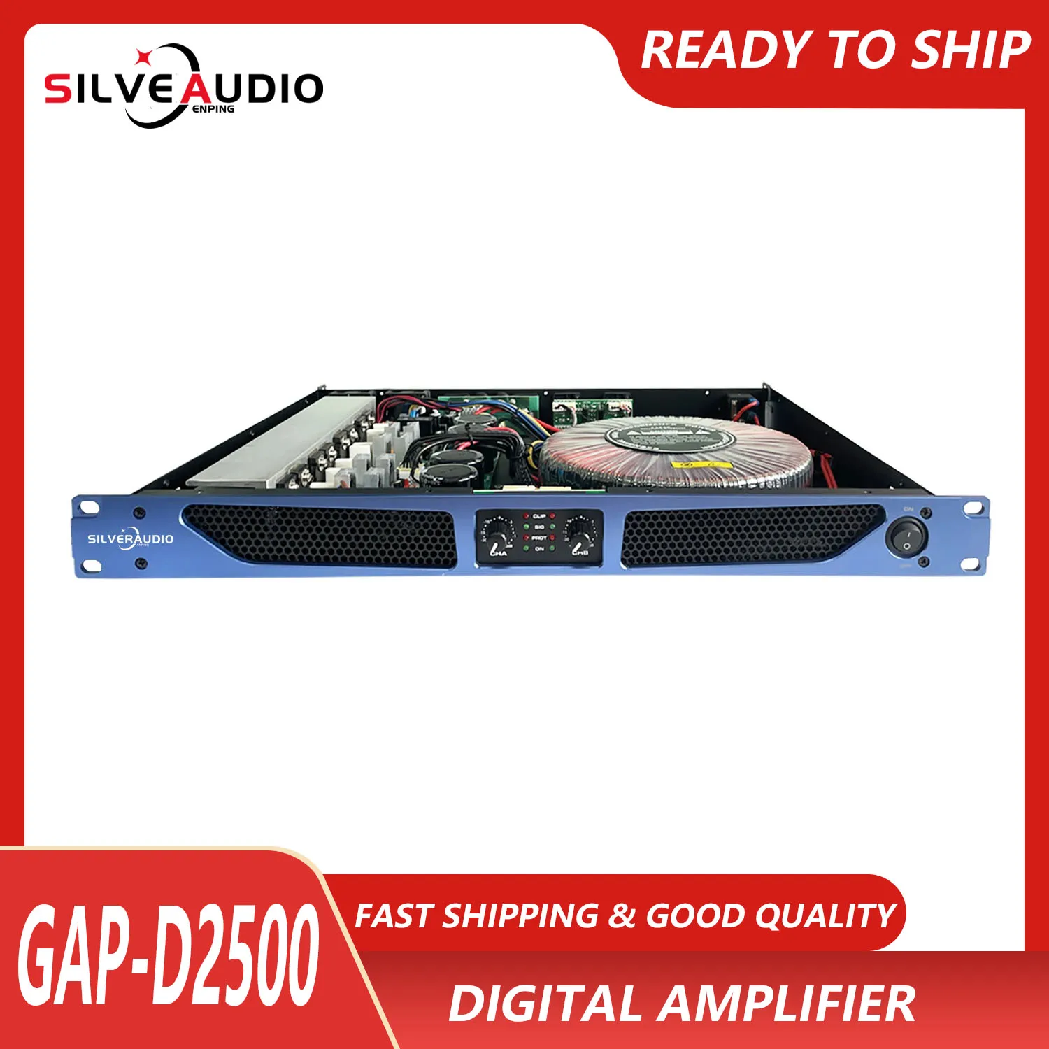 GAP-D2500 Latest Professional Amplifier Dual Channel High Power Amplifier Karaoke Stage Performance
