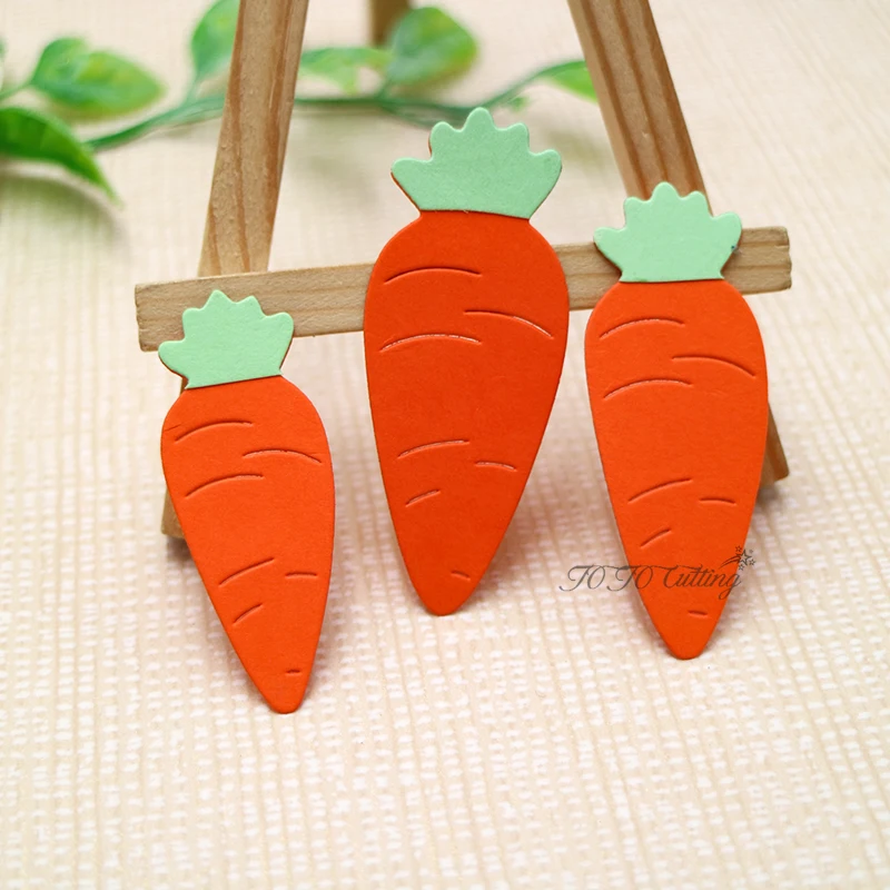 Carrot Craft Die Cut Radish Cutting Dies Frame Metal Paper Cutting Scrapbook DIY For Child Educational Blade Punch Stencils