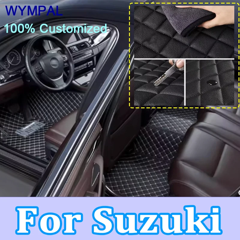 Luxury Custom Car Floor Mats For Suzuki Vitara Ignis Swift Jimny Alto car accessories