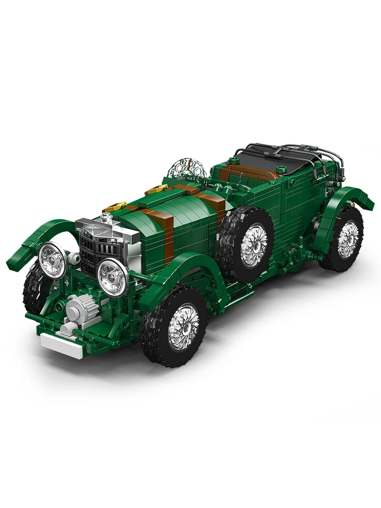 Mould King 10166 Technisches Auto-Spielzeug: Der MOC Blower Oldtimer-Bausatz – Klassisches Auto-Bausteine-Set für Kinder als Weihnachtsgeschenk