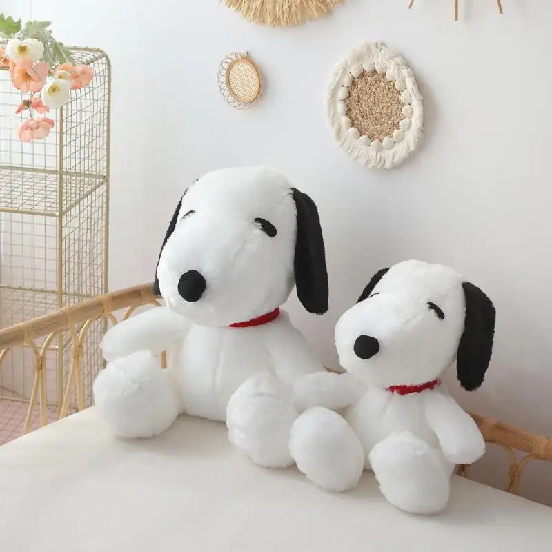 Snoopy Plush Puppy Plushies Dog Anime Stuffed Doll Kawaii Room Window Plushie Cushion Animal Snoopy Plush Toy Birthday Gift