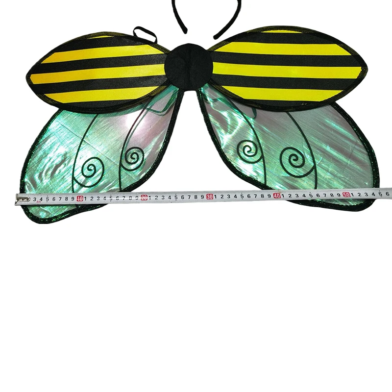 أجنحة الجنية الكبار النساء هالوين الجنية زي للنساء الملحقات فراشة الخنفساء النحل تأثيري الجنية زي أجنحة الملاك #5