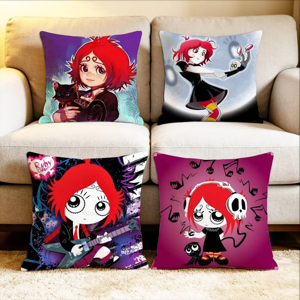 

Anime R-Ruby Gloom Various Sizes Square Pillow Case For Car Home Bedchamber Decor