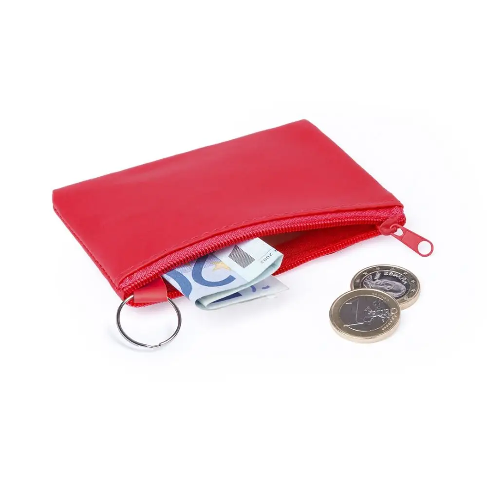 Portable PU Coin Purse Zipper Mini Wallet Small Storage Bag Change Purses Solid Color Money Bag