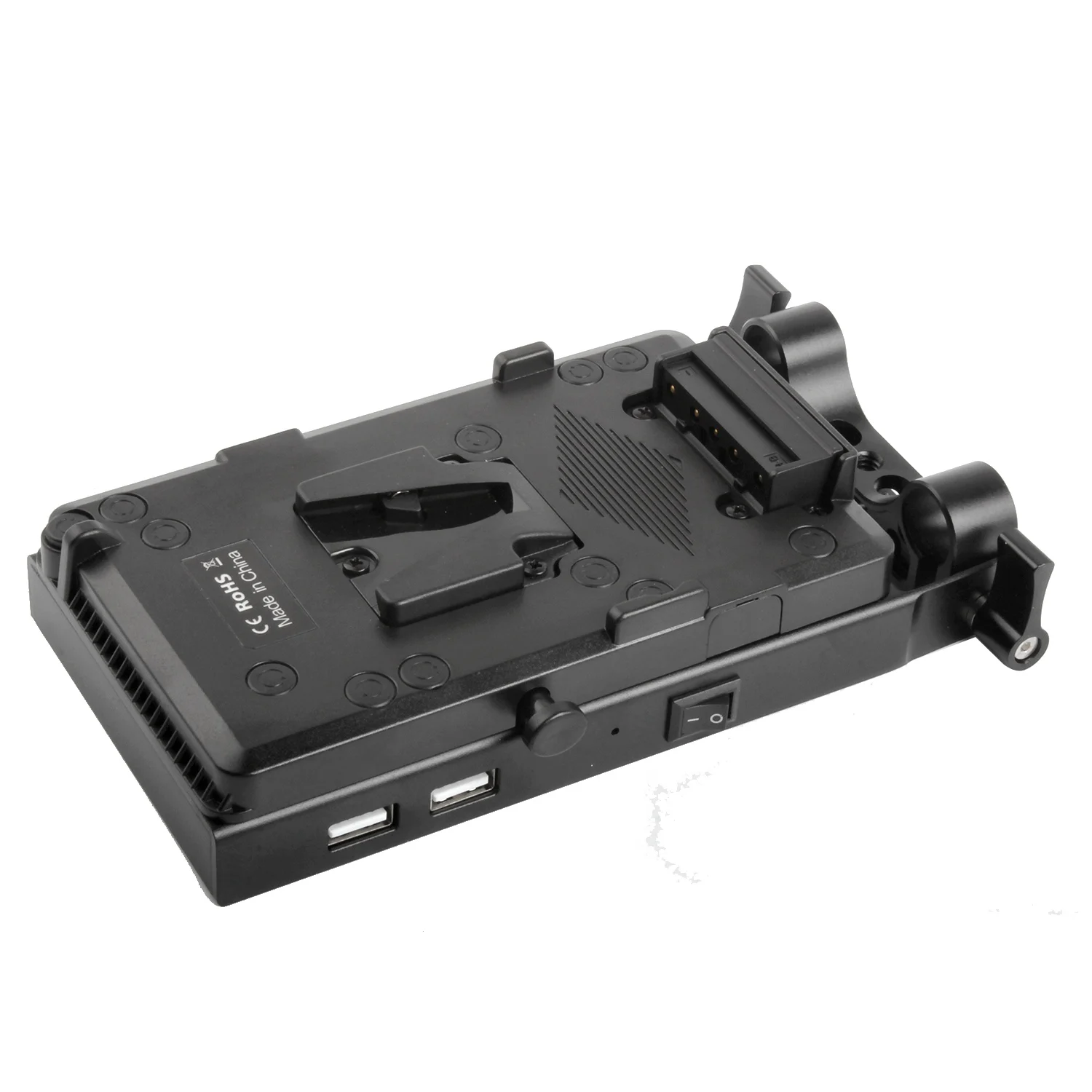 V Mount V-Lock Battery Plate Adapter for V Mount Battery Mounting for Camera, Video Light, Monitor, Audio Recorder YDH