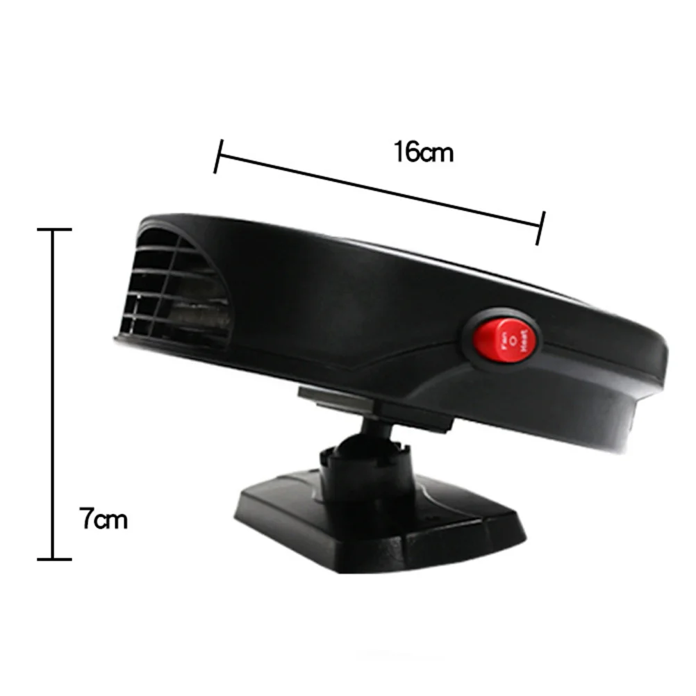 12 فولت سخان كهربائي للسيارة المحمولة التدفئة السريعة الزجاج الأمامي ديميستر إزالة الجليد مروحة لتدفئة السيارة وتدفئة السيارات #2