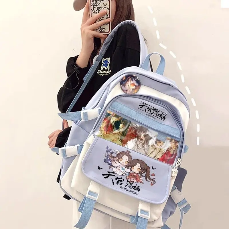 Heavenly Official Blessing Collaboration Primary Secondary School Students Boys And Girls Universal Cartoon Large Capacity Ani