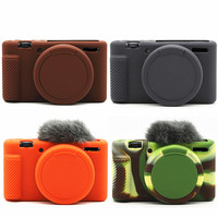 ZV1 Silicone Soft Armor Skin Body Case Cover Protector Camera Bag For Sony ZV-1 Digital Cameras