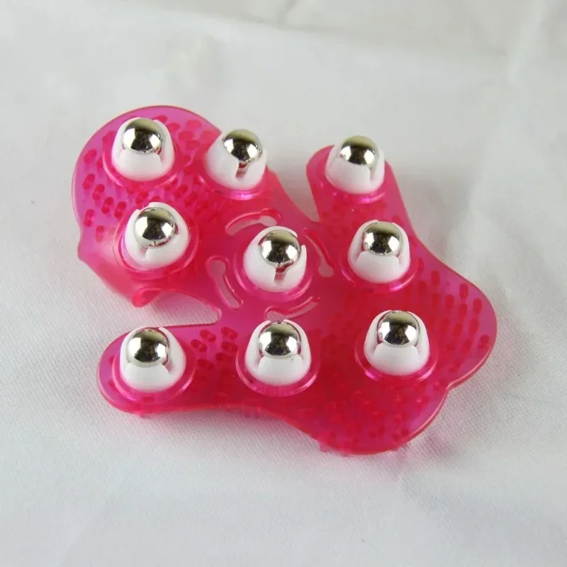 Roller 9 Balls guanto per massaggio del corpo sollievo dal dolore muscolare Relax massaggiatore anticellulite per collo schiena spalla glutei