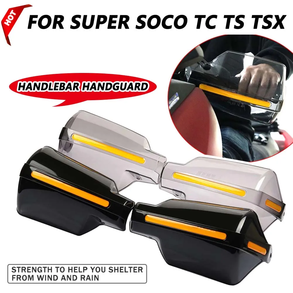 

Motorcycle Hand Guard Shield Windproof Handlebar HandGuards Protector Parts For Super SOCO TC MAX Pro TS CPX TSX Accessories