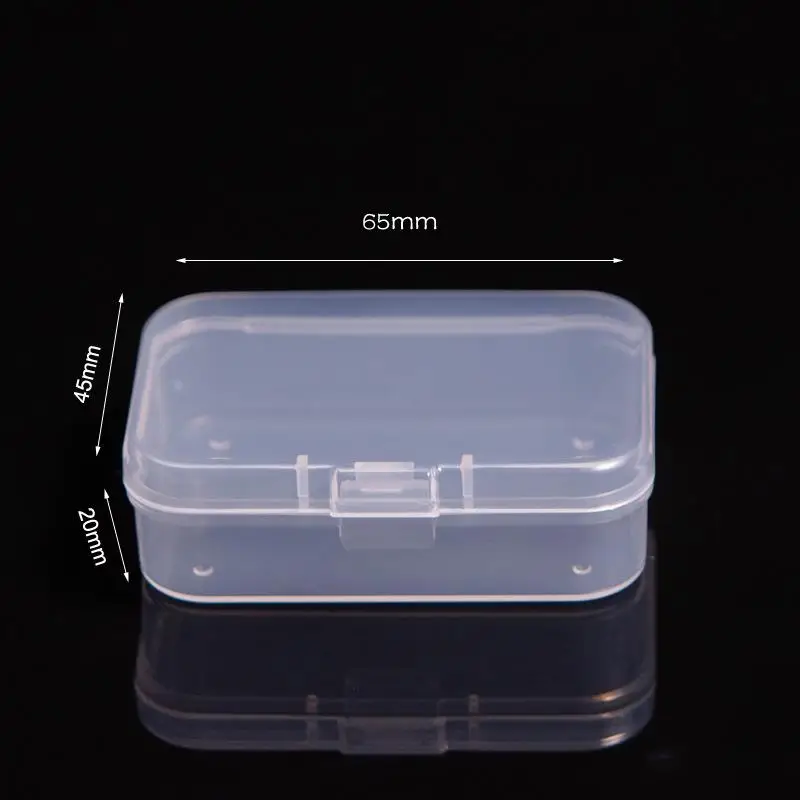 Minidozen Rechthoek Plastic Opbergdoos Praktische Frosted Doorschijnende Gereedschapskist Kraal Sieraden Case Display Organizer Container