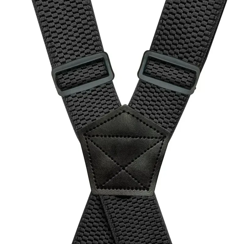 Heavy Duty Work Suspenders for Men, Adjustable Elastic Trouser Braces