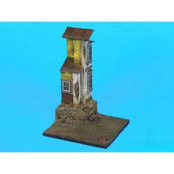 1/72 Resin unpainted model Kit, (100MM*90MM*145MM) House corner base, unassembled and unpainted GK