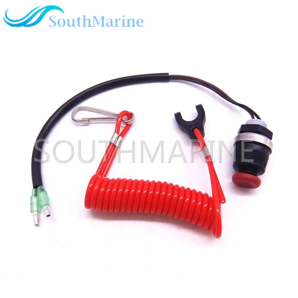 398-06830-0 345069300M 353068200M 361069300M 353068201M 398068300M Outboard Safety Stop Switch & Lanyard For Tohatsu Nissan Boat view 2