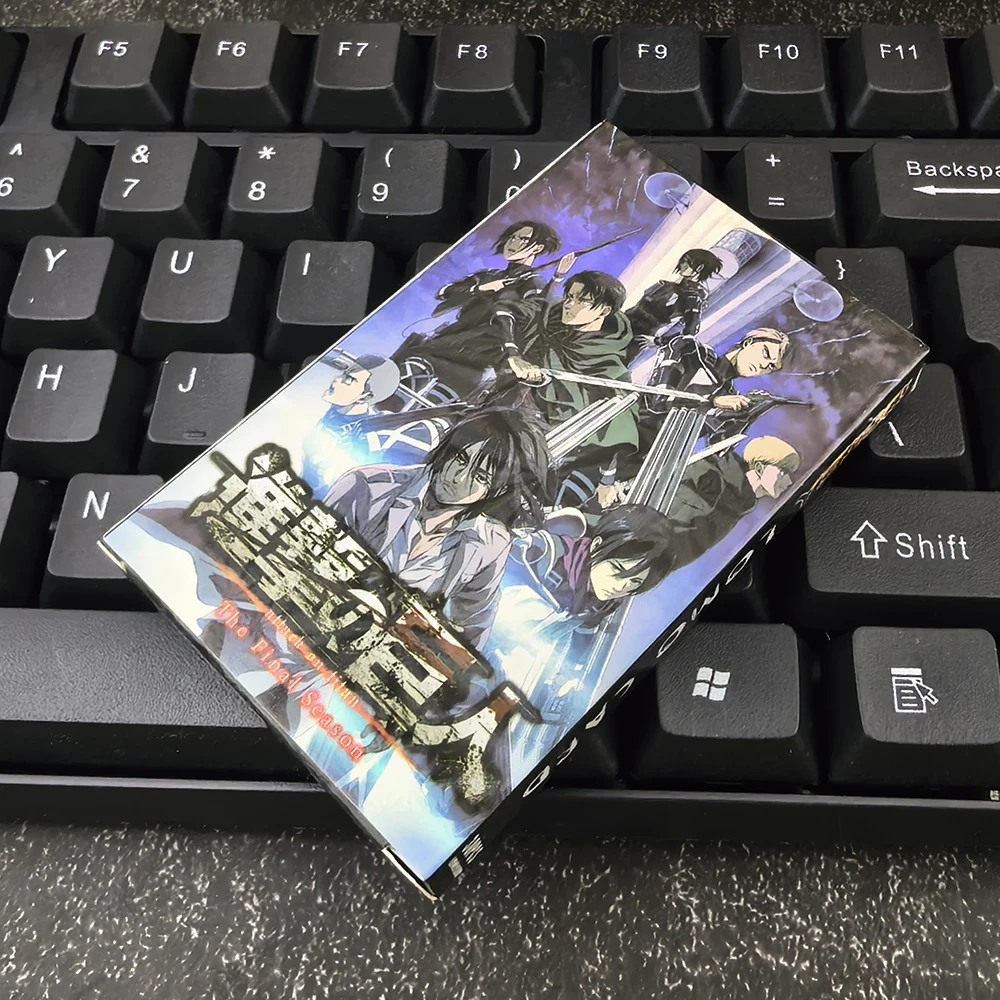 30Pcs Attack On Titan Lomo Cards Anime Eren Levi Mikasa Character Photocard Set Cartoon Collectible Cards Fans Decor Gift for An
