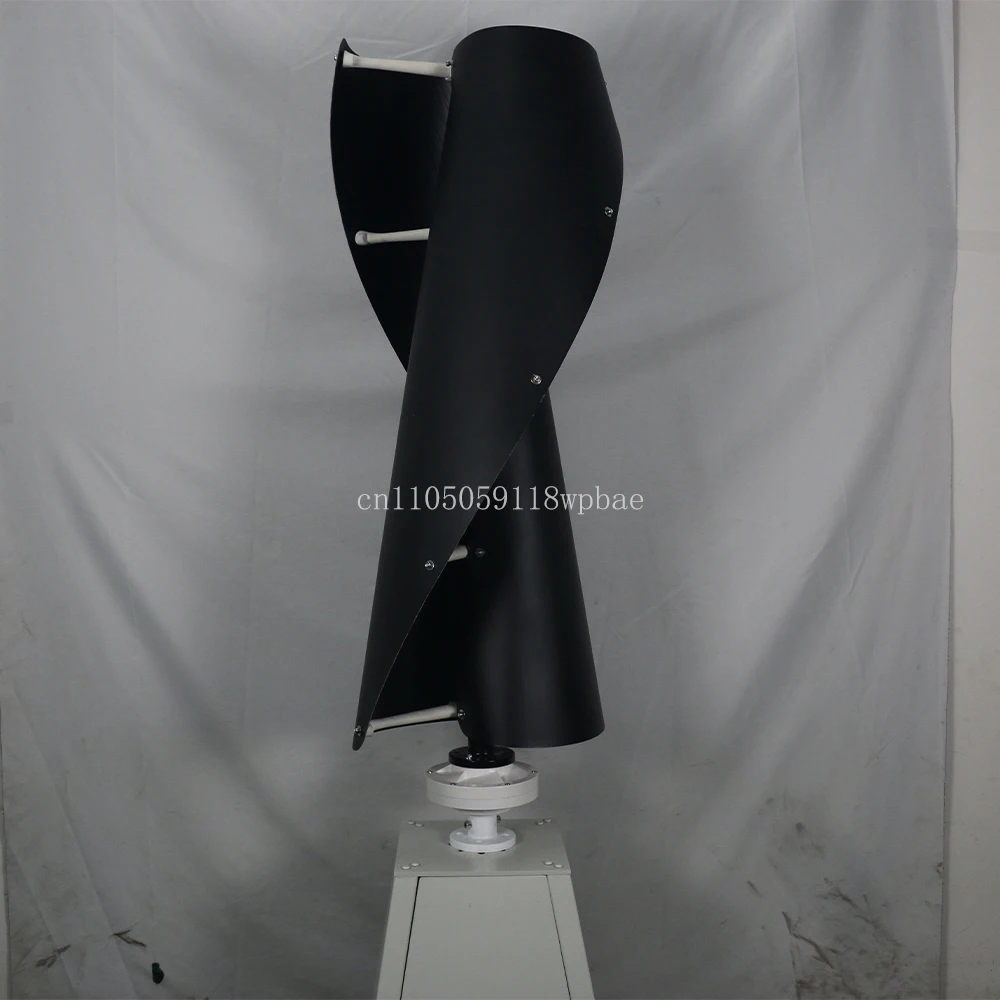 

Низкий уровень шума, вертикальная ветряная турбина, 5000 Вт, 8000 Вт, 10 кВт, 3 лопасти для домашнего использования с гибридным контроллером, высокая эффективность