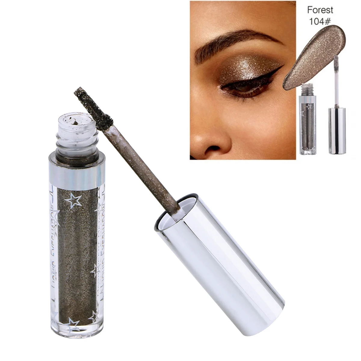 マグニフィセントメタルズ グリッターグローリキッドミネラルパールセントアイシャドウ 104 長持ちするキラキラグリッターアイシャドウ