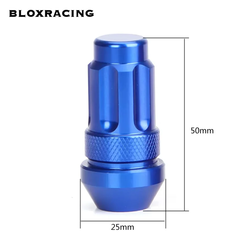 16/20Pieces 7075 aluminum alloy forged wheel lightweight anti-theft nut, m12 * 1.5 m12x1.25 suitable for Subaru, Honda, Ford