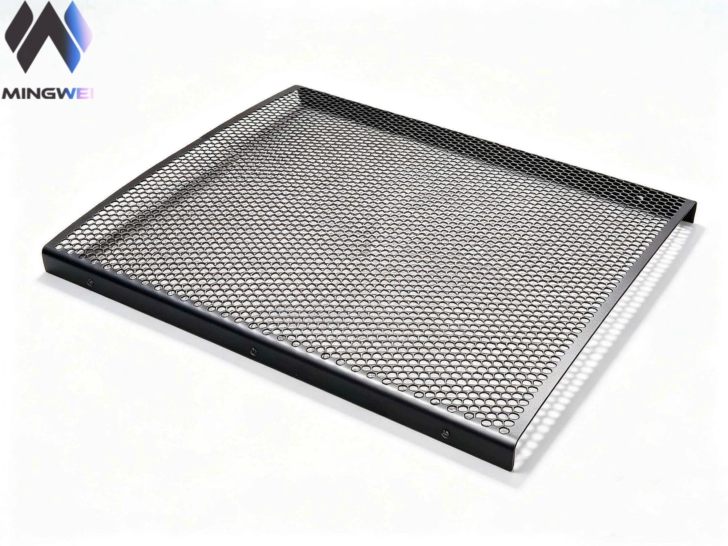 18 Inch Single Subwoofer Speaker Grill 568Lx500x40mm Hexagonal Hole 1 5mm Thick Paint Spray Customizable
