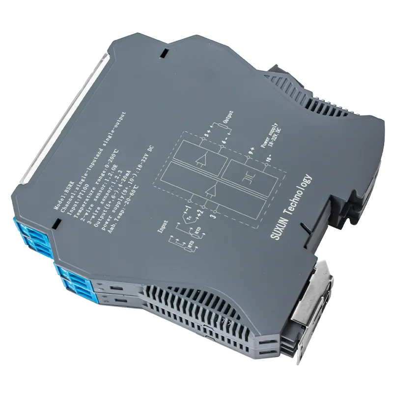 Industrial PT100 Temperature Sensor 200 Degree Input Transmitter 4-20mA 0-10V Output Temperature Transducer Gauge
