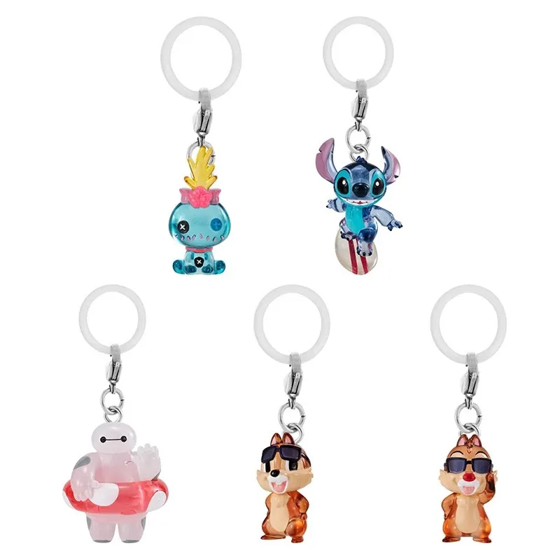 

Bandai Genuine 5Pcs Gashapon Summer めじるしアクセサリー チップとデール Disney Toys For Kids Gift Collectible Model Ornaments