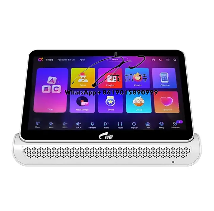 Hifi Professional 6 in 1 Touch Screen Karaoke Machine High-Fi KTV Party Songs Player for Singing Sessions
