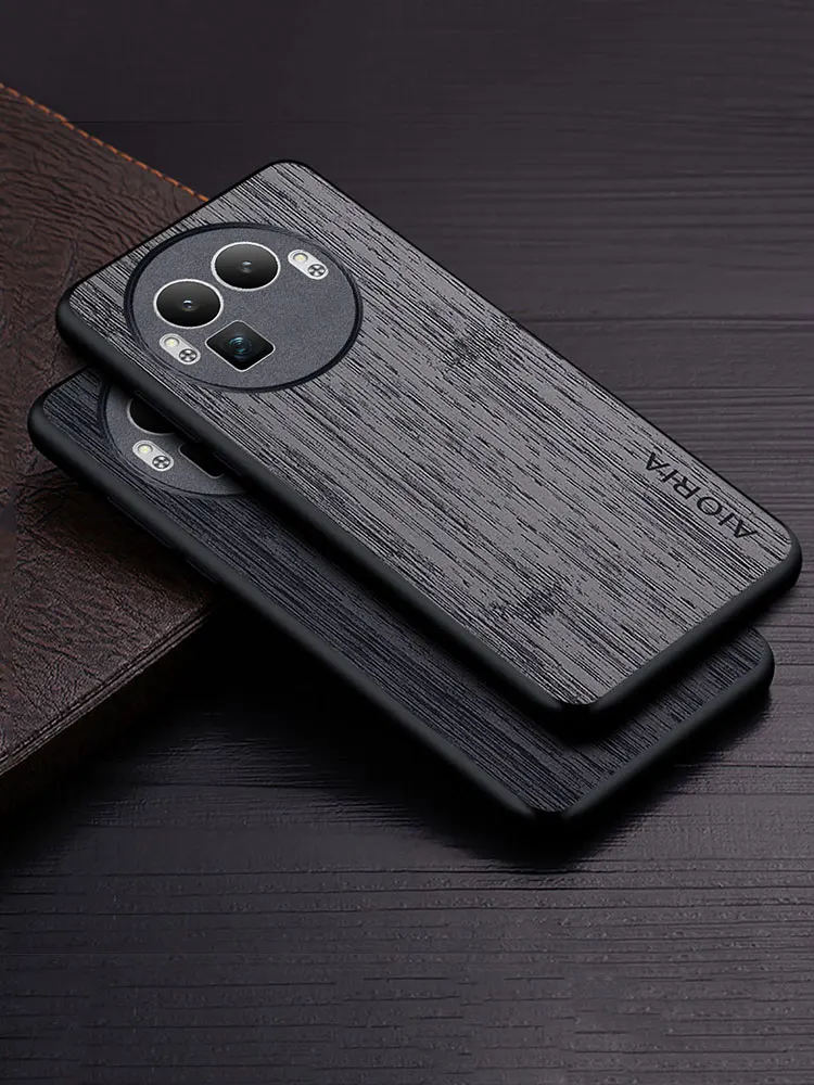 Hülle für Realme GT 8 Pro GT 6 6T 3 2 2T 5G Funda Bambus-Holzmuster Leder-Handyhülle Luxus-Coque für Realme GT 8 Pro Case