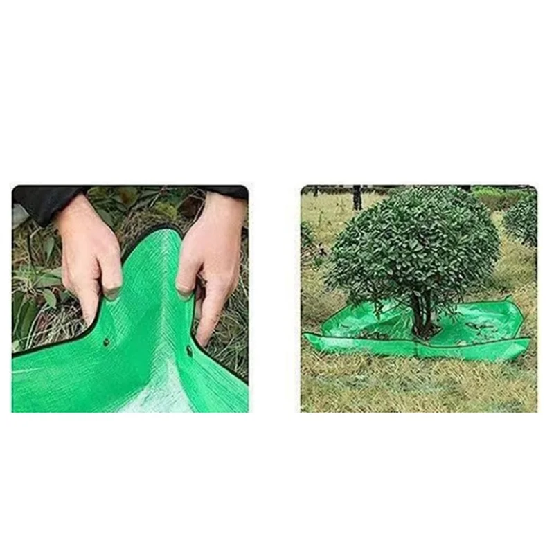 

BOFO Garden Tree Pruning Waterproof Tarp With 12 Inch Hole For Tree And Hedge Trimming Accessories
