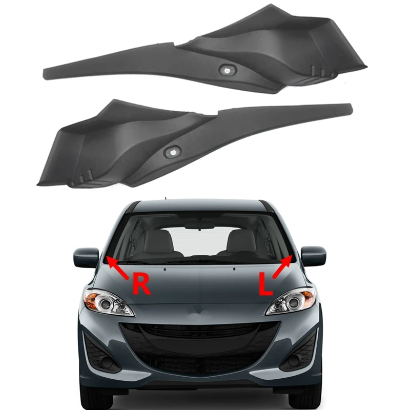 

Car Front Windshield Wiper Cowl Deflector Trim Plate Cover Panel For Mazda 5 M5 2011 2012 2013