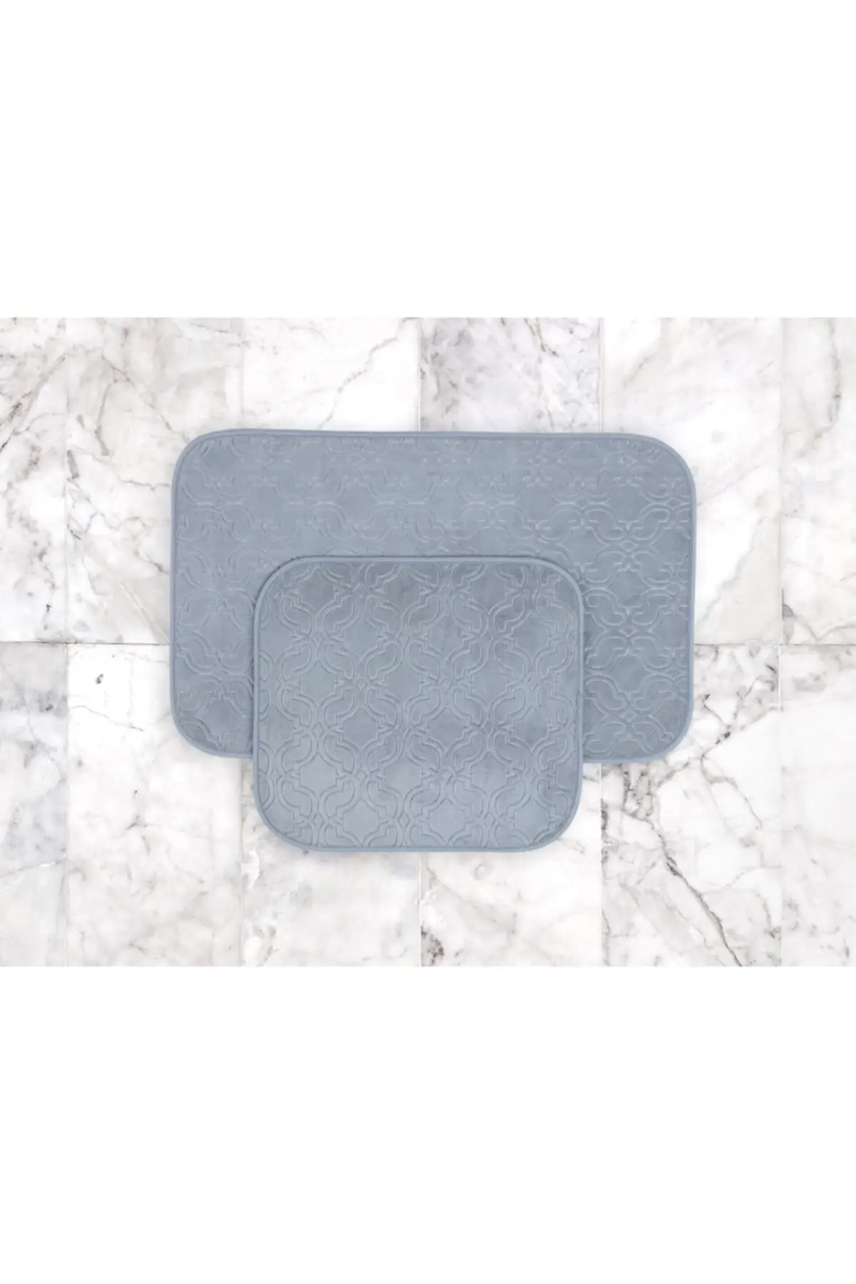 Prunella Bath Mat - Light Blue - 50x80 45x50 Cm Super Absorbent Floor Mat Anti Slip 30 Quick Drying Bathroom Mat Floor Carpet