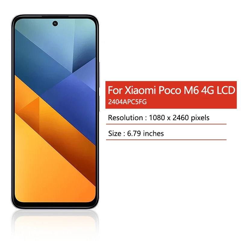 6.79 LCD for Xiaomi Poco M6 4G 90Hz IPS