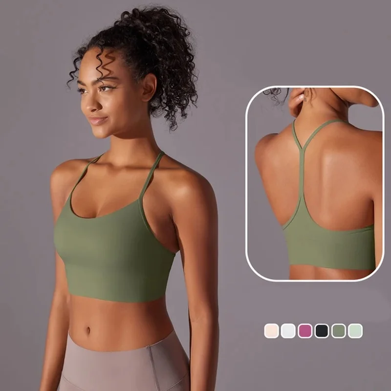 

Sports Super Soft Fabric Back Sports Bra Gym Top Women Higher Quality Yoga Clothes Women Fitness Running Bra Workout Yoga Bra