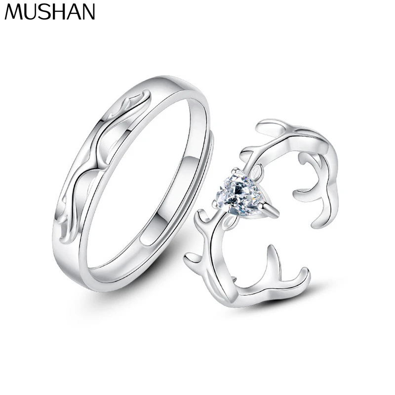 

MuShan Jewelry 925 Sterling Silver Ring Wedding Band HCD Gemstones Anniversary Gift Glamorous Style Women Rings Fine Jewelry