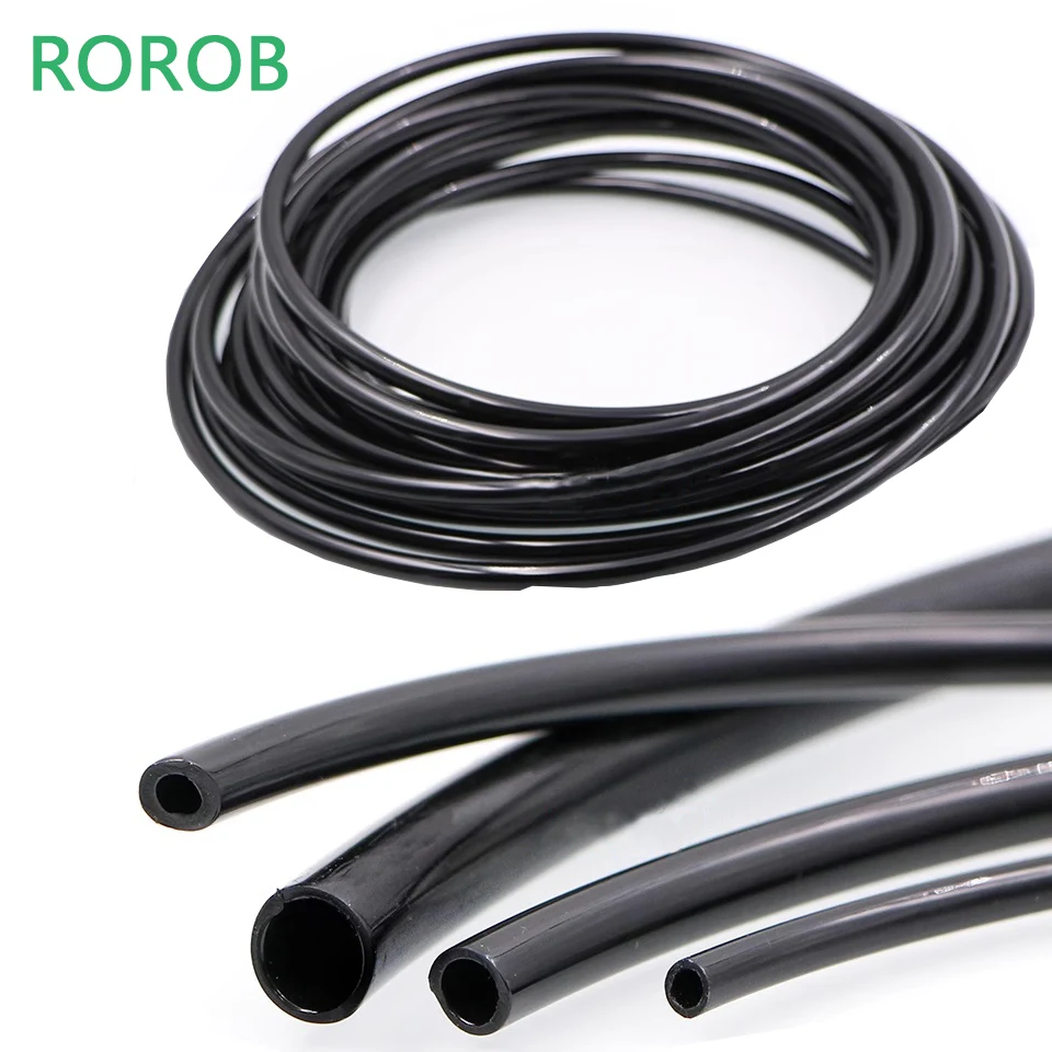 6mm 4mm Black Ink Tube 3mm Ink Pipe For Epson Ink Dampers UV Flatbed Printer For Roland Inkjet Tube For UV Ink Hose