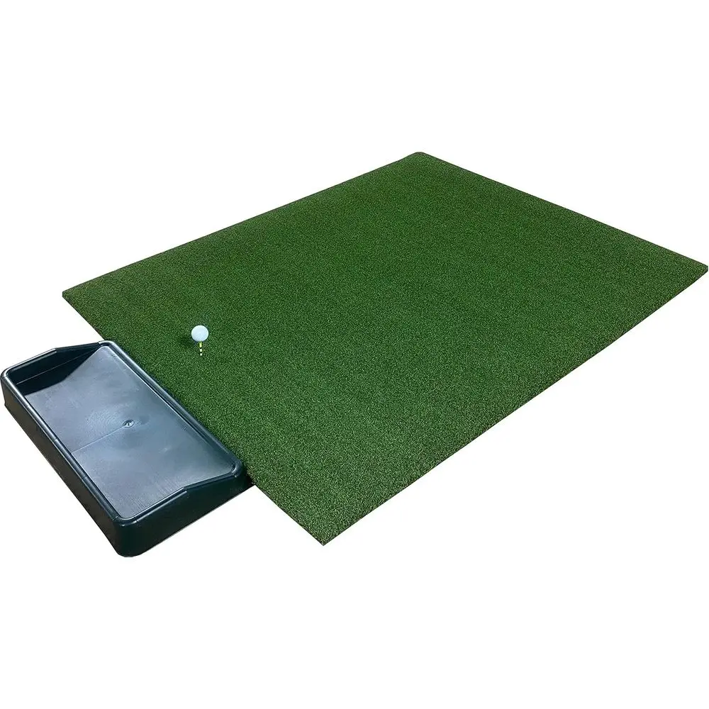 

Коммерческий гольф-мат из уретана с имитацией дерева, 1,22 м x 1,52 м – для профессионалов и начинающих, с аксессуарами для гольфа