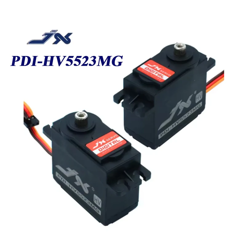 JX Servo PDI-HV5523MG 23KG 8.4V 0.16 วินาทีเกียร์โลหะมาตรฐานServoสําหรับ 1:8 1:10 RCรถหุ่นยนต์เครื่องบินPDI-6225MG-300 HVอัพเกรด