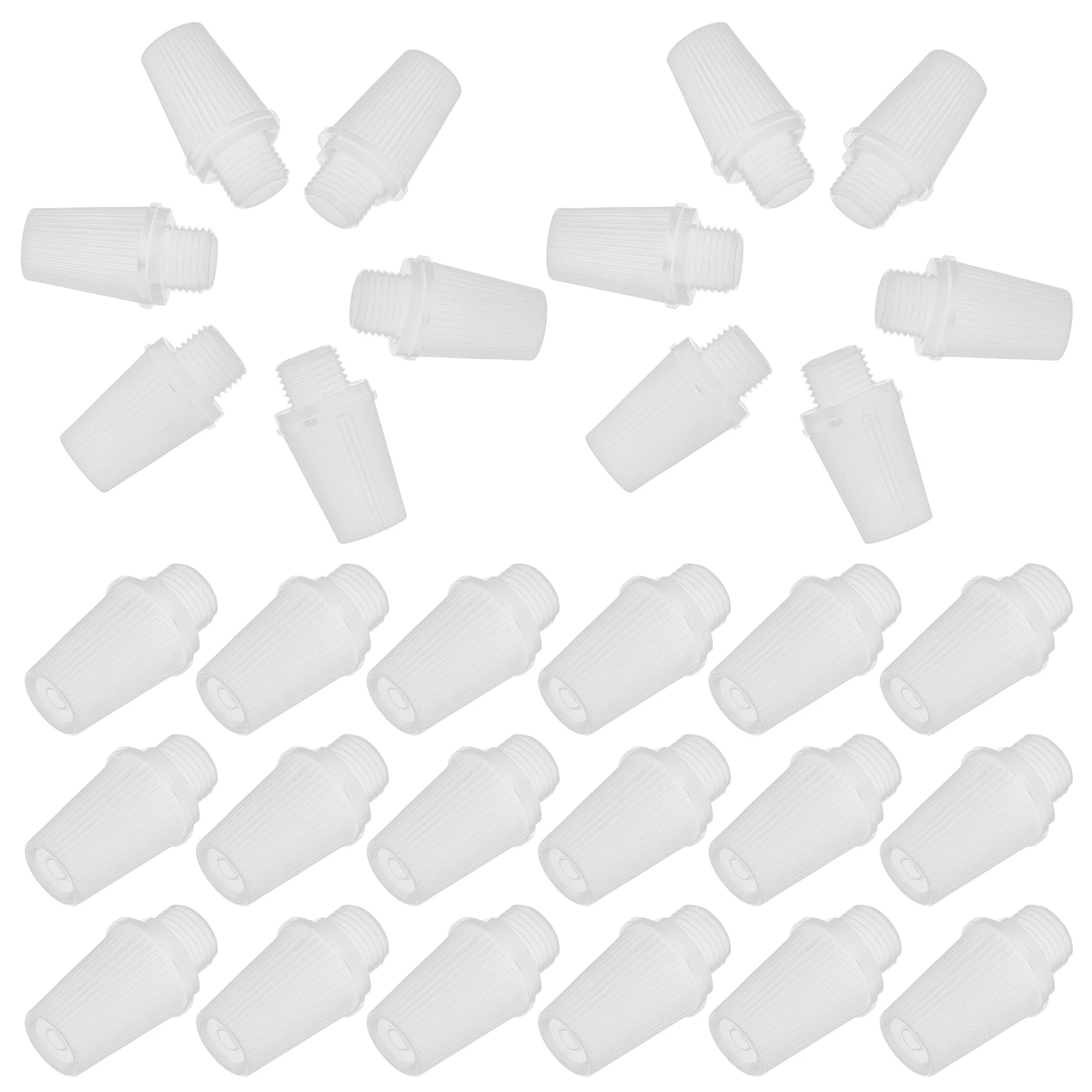 

50pcs Strain Relief Cord Connectors Cable Glands Electric Wire Grips Cable Clamps For Pendant Lights Power Cords Hanging