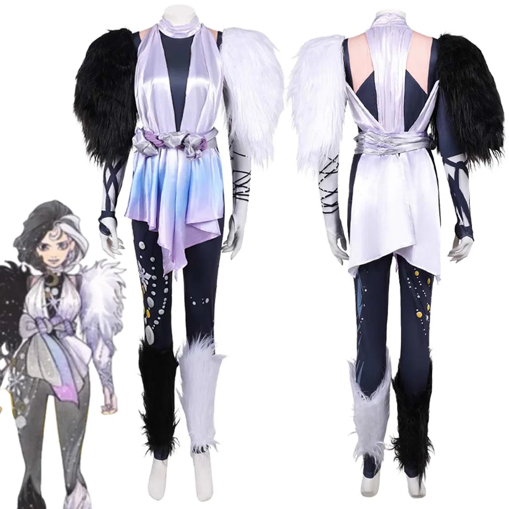 

Luna Snow Cosplay Ignite Linkage Set Costume Game Rivals Role Play Outfit Women Fantasia Clothing Female Dress Up Halloween Suit