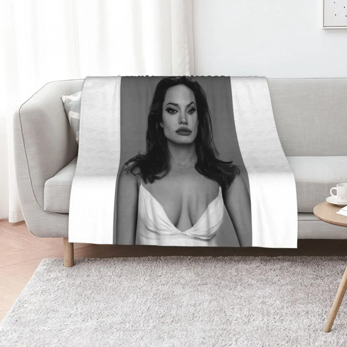 Angelina Jolie Throw Blanket wednesday Softest Luxury Throw Moving decorative Sleeping Bag Blankets