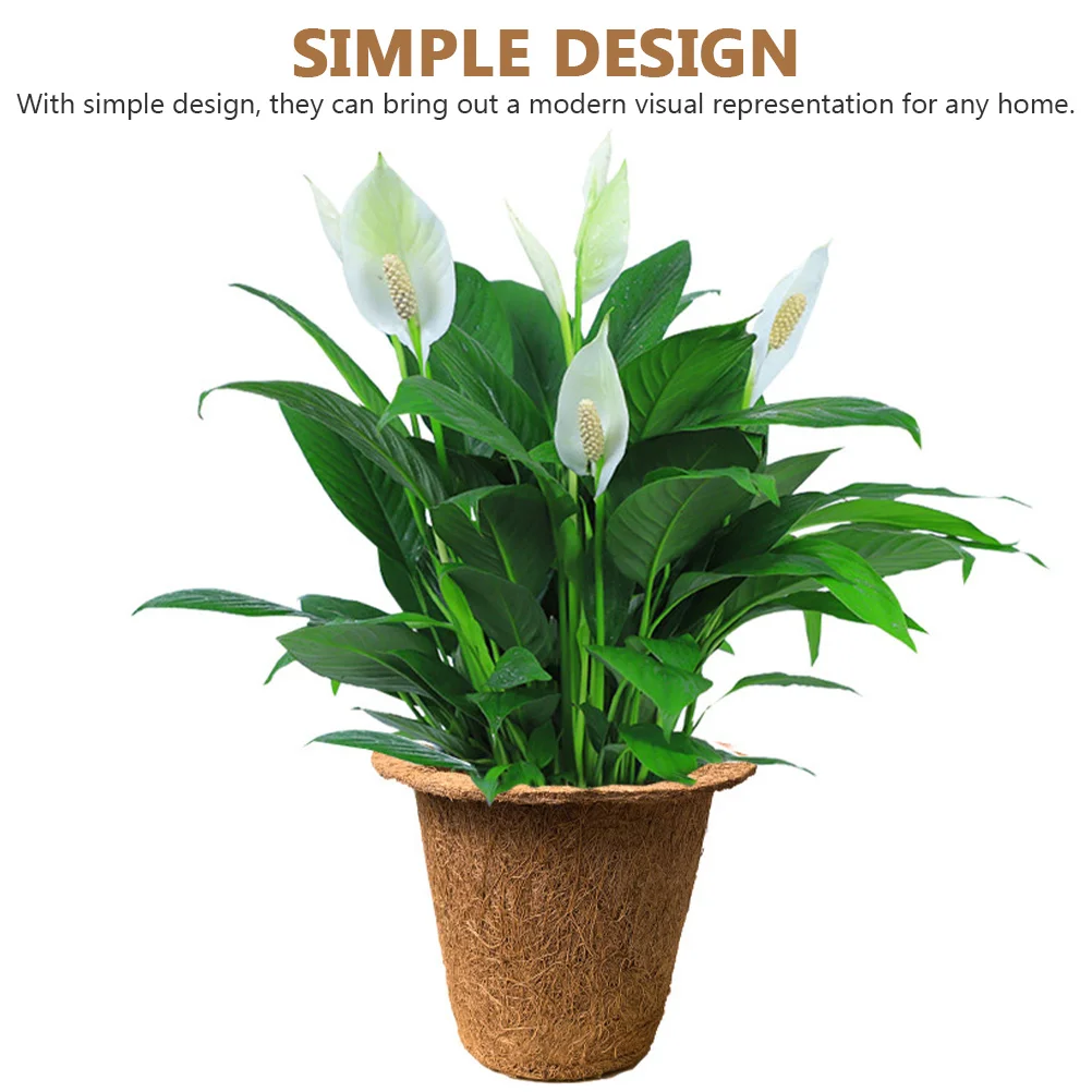 

6pcs Coir Nutrition Cups Degradable Gardening Lightweight Plant Containers For Home Balcony Garden Succulent Flowerpots Coir