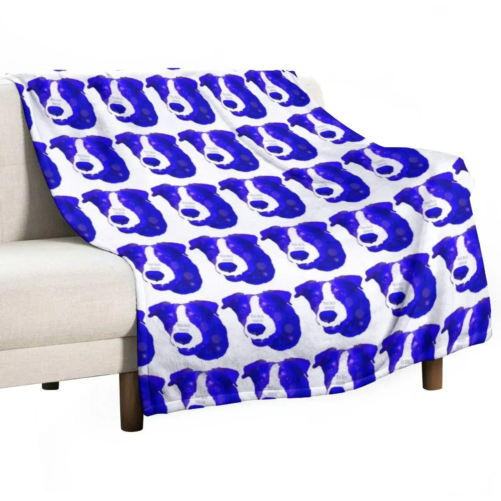 New True Blue Forever Throw Blanket Furry For Sofa Thin Nap Picnic Blankets