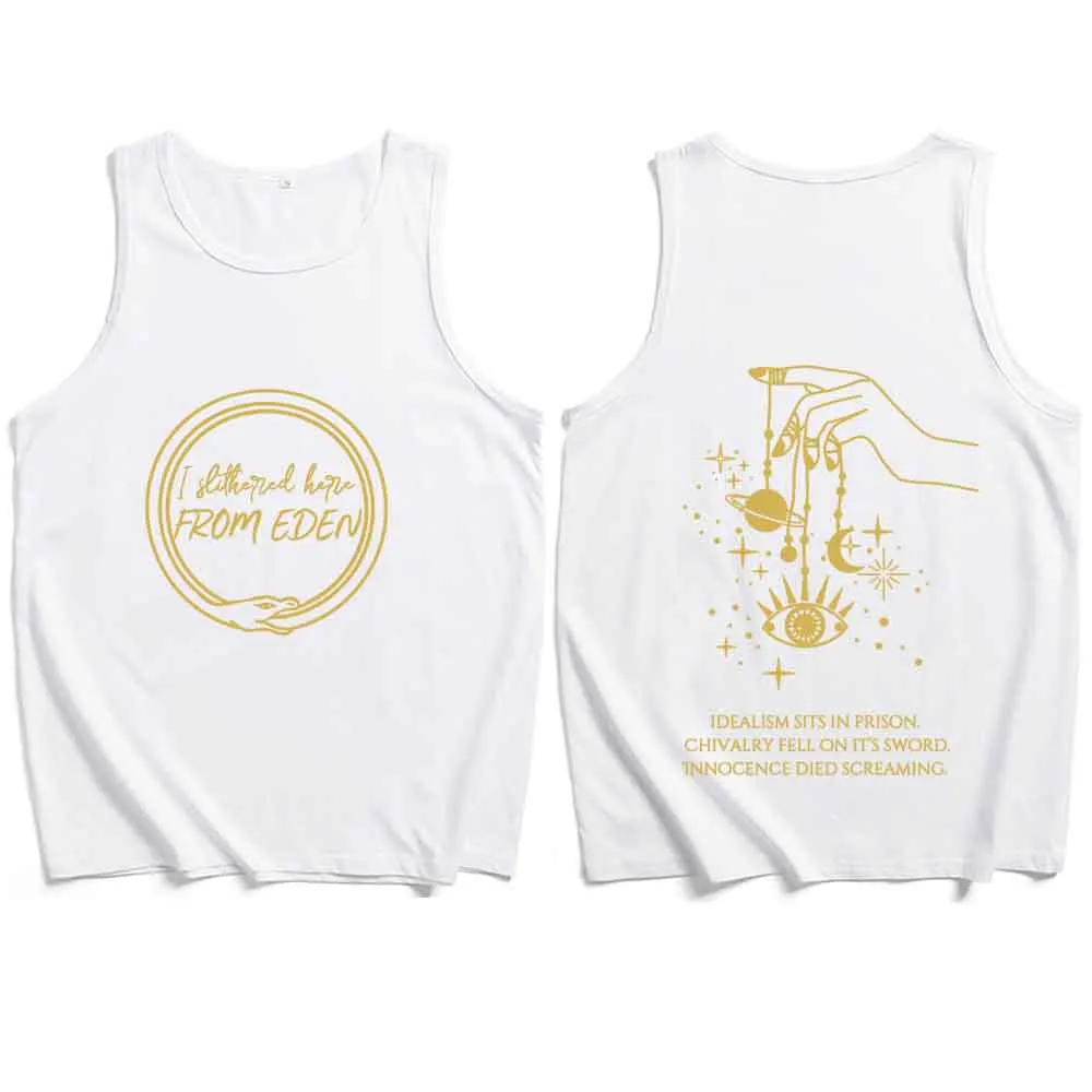 Hozier Hozier From Eden 2024 Tank Tops Vest T-Shirt Unisex T-shirt Sleeveless Summer Casual Regular Printing